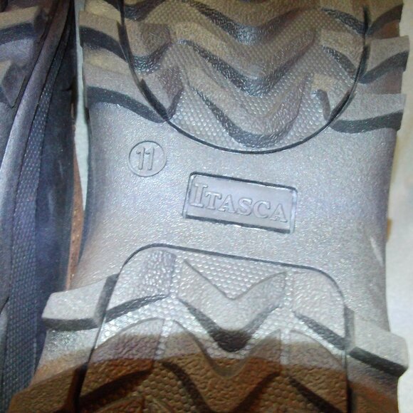 Itasca Ice Breaker Insulated Boot 642057 Mens Size 11 Brown Thinsulate Suede - Picture 10 of 11